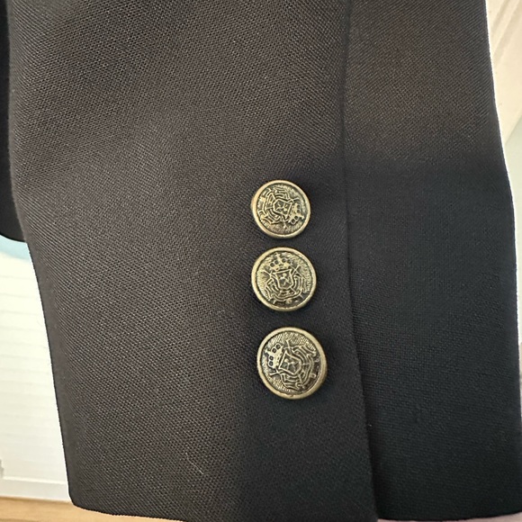 EUC Towncraft Men’s black blazer with gold buttons. - Picture 4 of 12